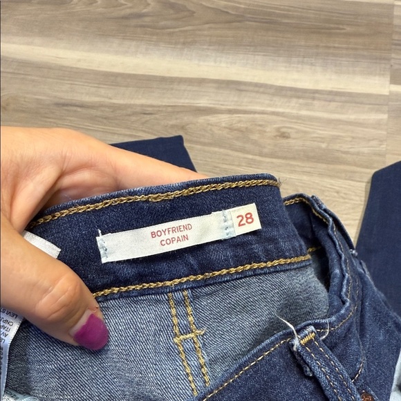 Levi’s Women's Blue Boyfriend Jeans size 28 - Picture 2 of 8